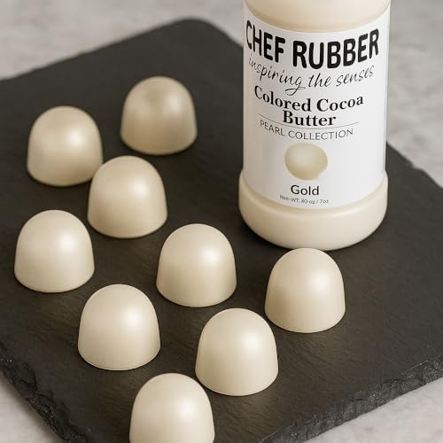 Image of Chef Rubber Cocoa Butter, Pearl Collection - Gold 7 Ounce