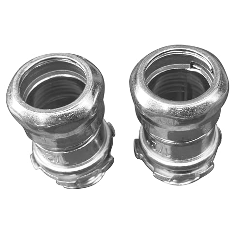 Raccord compression EMT métallique lot de 4 finition haute durabilité