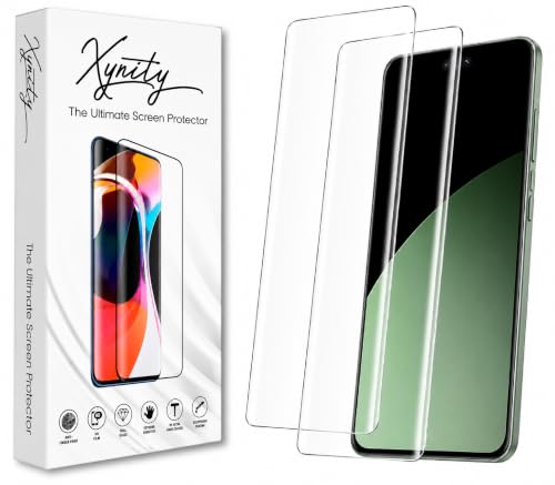 Image of Xynity Ultra Curved UV Tempered Glass for Xiaomi 14 CIVI (Pack of 2) - Full Curved Screen Coverage with Easy Installation Kit
