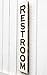 Vertical RESTROOM Sign | 40