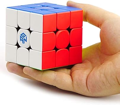 CuberSpeed Gan 356 RS 3x3 stickerelss Magic Cube GAN 356 R S 3x3x3 Speed Cube Puzzle (356RS Version)