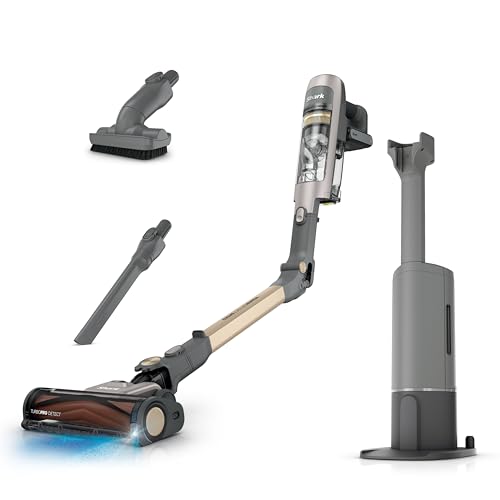 Image of Shark PowerDetect Speed Clean & Empty Cordless Stick Vacuum | Luxe Collection, Powerful Suction, HEPA Filtration, Carpet & Hard Floor, Portable, Vacuum for Pet Hair, Oatstone, IA3246IV