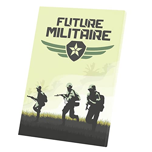 Toile imprimée armée du futur pour décorer un bureau moderne ou une chambre d'ado inspirée