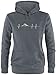 Produktbild EZYshirt® Skifahren | Berg Frequenz | Snowboard Freestyle Winter Damen Hoodie