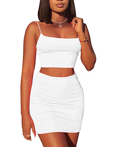 2 piece outfits skirt and top Clearance