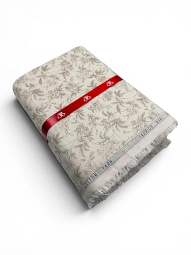 Image of JHABAK'S Unstitched 100% Pure Cotton Shirt Fabric for Men - Shirt Fabric & Kurta Material