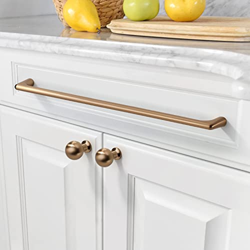 Image of Asidrama 10 Pack 12.6 Inch(320mm) Champagne Bronze Cabinet Pulls Cabinet Handles Cupboard Handles Kitchen Cabinet Hardware for Cupboard Drawer Pulls