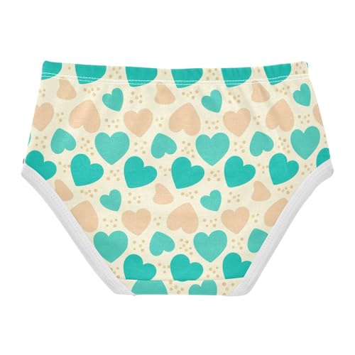Heart Yellow Toddler Girls's Underwear 2T 23028652