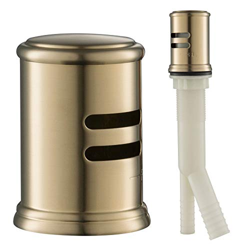 KRAUS Dishwasher Air Gap in Brushed Gold, KAG-2BG
