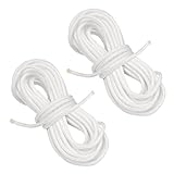 DuckcowsC 10ft 2.7mm Replacement Cord for Hunter Douglas, Levolor, Kirsch, Graber, Bali, Fits for Most Cellular and Pleated Shades (2Pcs, White)