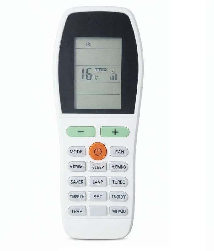 Universal Ac Remote Compatible for Voltas 1.5 Ton Inverter AC Remote No 248 Model ADJ WI-FI Smart, White-image-11