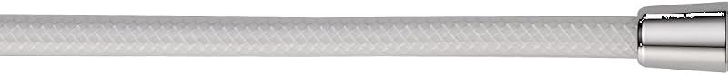 Delta Faucet U495V-69-PK Reinforced Vinyl Hose, Chrome , White