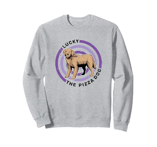 Sweatshirt Marvel Hawkeye pour afficher votre amour pour Lucky the Pizza Dog