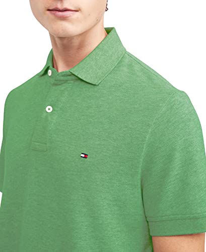 Image of Tommy Hilfiger Men's Short Sleeve Cotton Pique Polo Shirt in Classic Fit