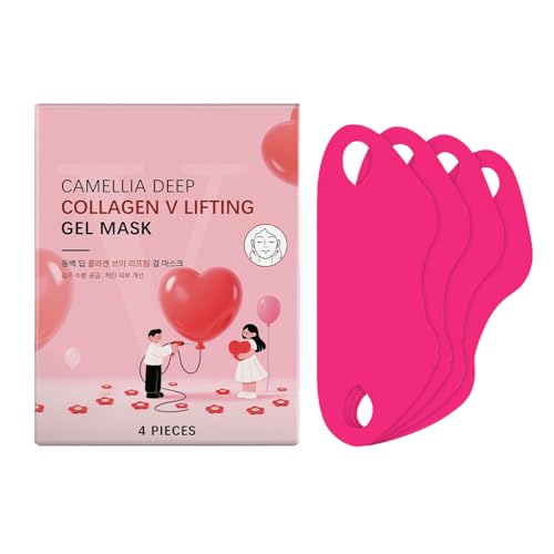 V Line Masque | Mascarillas Faciales Hidratantes,Reafirmante Hidratante Elasticidad Piel Rostro Cuello Mandíbula Barbilla Doble Mujer