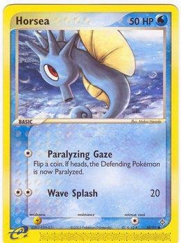 Pokemon - Horsea (58) - EX Dragon - Reverse Holofoil