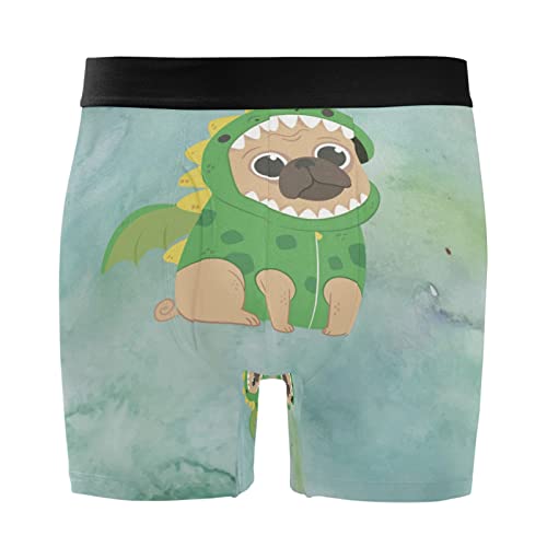 Bóxer para hombre de pug verde Vnurnrn pack de 2 calzoncillos
