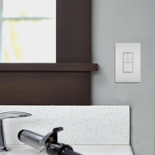 Legrand Radiant RCD113WCC6 15 Amp Combination 3-in-1 Decorator Rocker Light Switch, Two Single Pole Switches and One 3-Way Switch, White (1 Count) by Pass & Seymour - Image 6