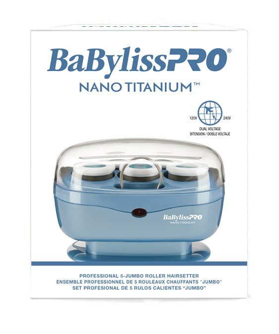 Image of BabylissPRO Nano Titanium Professional Hot Rollers For All Hair Lengths