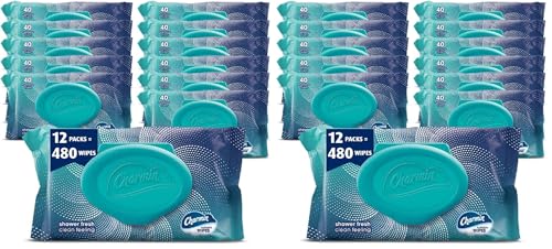 Image of Charmin Flushable Wipes, 960 Total Wipes, 40 Count (Pack of 24)