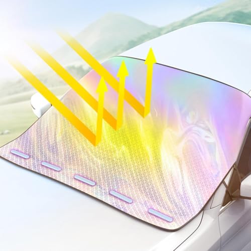 Cubierta delantera de coche magnética para evitar el salpicadero caliente 5
