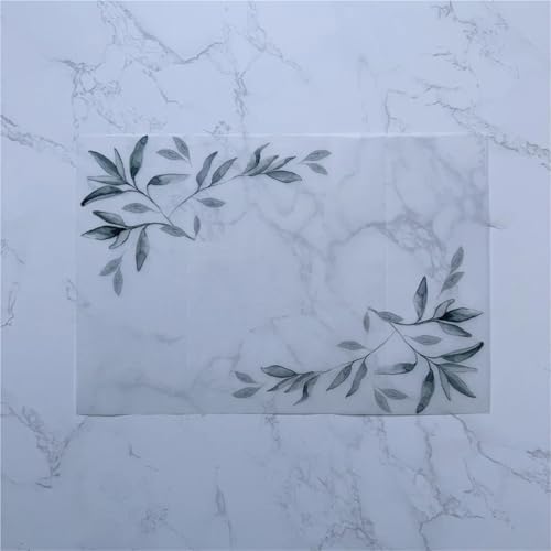 Papier vélin vert 5x7 pour invitation mariage et faire-part (50 feuilles)