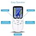 Conree Dual Channel TENS Unit EMS Muscle Stimulator with 24 Programs for Pain Relief Therapy (White-1)