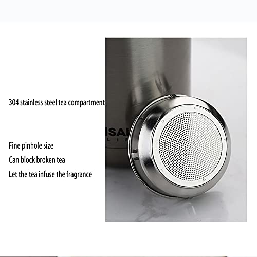 CYLZRCl Mini Thermos Bottle - Stainless Steel Insulated Water Bottle for Hot and Cold Beverages, 380ML Travel Cup - Image 5