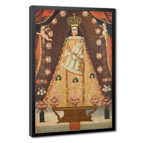 Toile Notre Dame de Bethléem Cusco solution décoration murale prête à suspendre