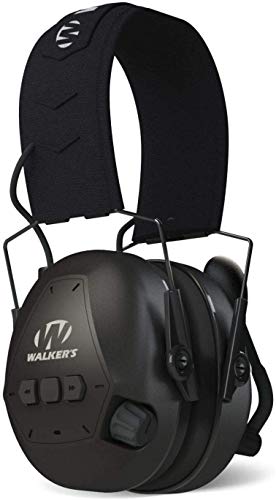 Walker's Bluetooth Passive Protection Muff Cvc Noise Cancellation Clear Digital Sound, Black #TOP1