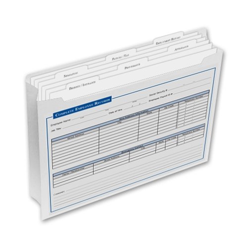 Employee Record Organizer, Labor Law Center - Expandable Personnel File