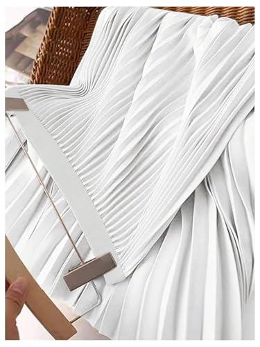 SOLY HUX Women's High Waisted Flowy Pleated Maxi Skirt Swing A Line Long Skirts4