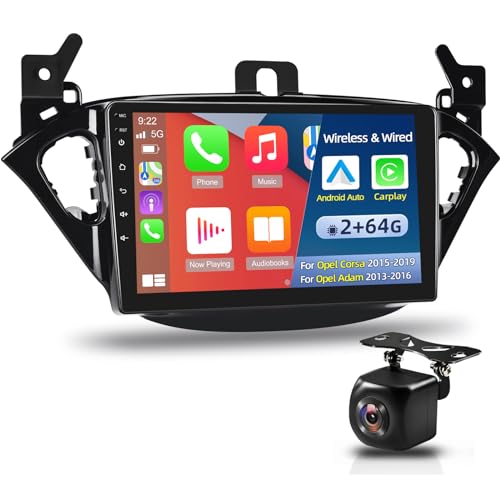 Autoradio Android Opel Corsa et Adam avec écran tactile 9 pouces et liaison GPS Mirror Link