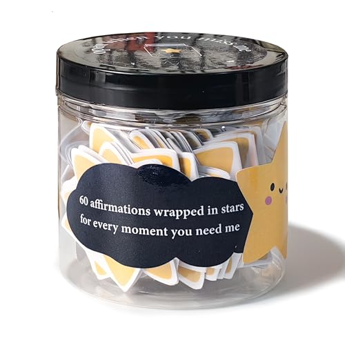 Long Distance Relationship Gifts - 60 Affirmation Cards for Women, Emotional Support for Couple Boyfriend Girlfriend Sister Best Friend Teen Girl Moving Away Farewell Goodbye Leaving Gifts