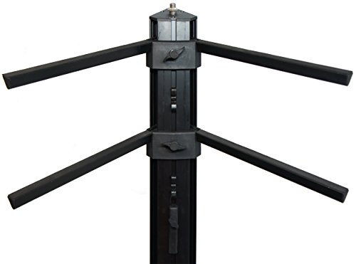 Harmony Audio Ha-Keystand Professional 2-Tier Column Keyboard Stand With 5/8" Mic Mount Ver2.0 #TOP2