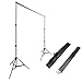 Produktbild Ruili 2.4 x 3m Fotostudio Set Hintergrund ständer Hintergrundsystem Kit mit Tragetasche Backdrop Stand für Muslins Hintergrund, Papier and Canvas