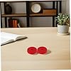 Milisten 12pcs Red Cymbal Felt Pads 3.6x1cm Thick round Drum Felts Anti-vibration Washer Pads Musical Instrument Accessories for Live Performance Cymbal Protection #5