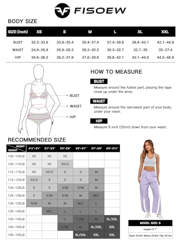 50% Off Fisoew Women's Baggy Wide Leg Pants - Casual & Workout