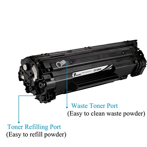 Image of proffisy Easy Refill Toner Cartridge 88A, CC388A Toner Cartridge Compatible with HP LJ P1007,P1106, P1108,P1008,M1213nf MFP,M1136 MFP,M126nw MFP,M1216,M1218nfs, M128fw MFP,M128fn MFP,M226DW(1PCS)