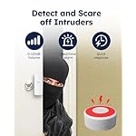 WiFi Door Alarm System, Wireless DIY Smart Home Security System, with Phone APP Alert, 8 Pieces-Kit (Alarm Siren, Door Window Sensor, Remote), Work with Alexa, for House, Apartment, by tolviviov - Image 3