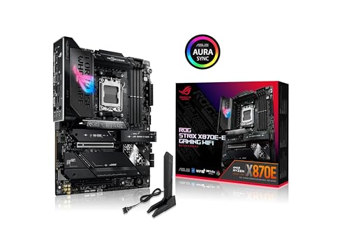 ROG Strix X870E-E Gaming WiFi Scheda madre AMD, 18+2+2 stadi di alimentazione, slot DDR5, cinque slot M.2, PCIe 5.0, GPU di nuova generazione, WiFi 7, USB 20G con PD 3.0 fino a 30W, Aura Sync - Scheda madre - Immagine 5