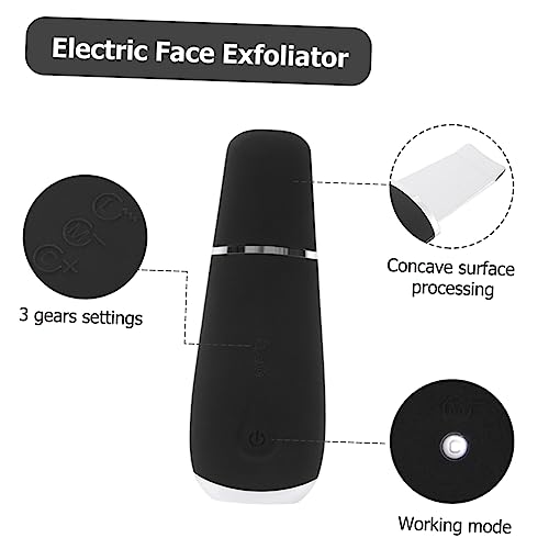 FRCOLOR Raspador De Limpador De Poros Elétrico Aspirador De Pó De Poros Esfoliante Facial Elétrico A