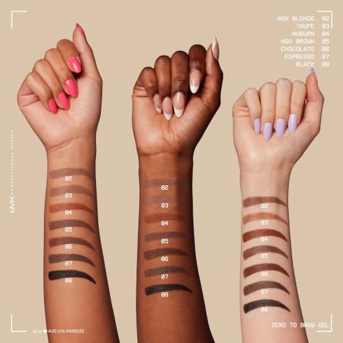 Nyx Professional Makeup Langanhaltendes und flüssiges Augenbrauengel, Für einen natürlichen Look und bis zu 2 Tage Halt… – Ansicht 6