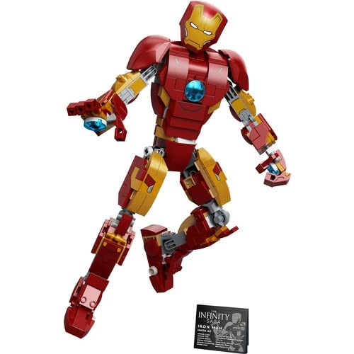 LEGO 76206 Marvel L’Armure Articulée d’Iron Man, Figurine Collectionner, Jouet pour Les Enfants dès 9 Ans Avengers: Age of Ultron, Set Infinity Saga