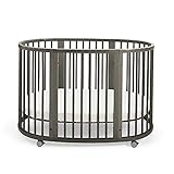 Stokke Sleepi Crib/Bed, Hazy Grey - Crib & Bed for Babies 0-36 Months - Adjustable, Stylish &...