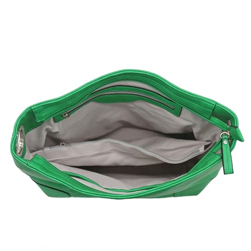 Image of Hobo Shoulder Bag with Big Snap Hook Hardware