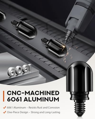 Image of Attachment Knob Thumb Screw Upgraded 6061 Aluminum Replacement Parts Fit For KitchenAid Mixers Black