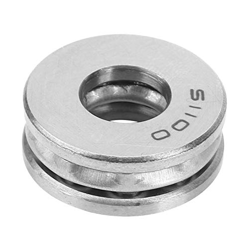 5Pcs 51100 Rodamiento axial de bolas Rodamiento 2RS Sello a prueba de polvo Plano de bajo ruido Accesorios para rodamientos de presión Equipo industrial funcionando Rodamiento de cartuchos