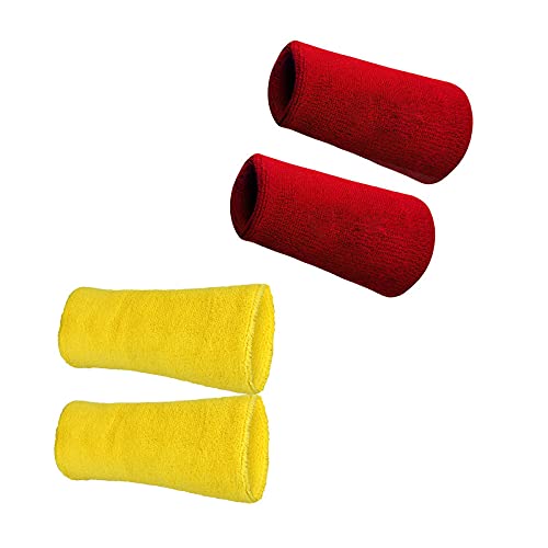 R LON Workout Sweat/Wrist Band for All Sports Like Hocky,Tennis,TT,Running.Weight Lifting with Super Sweat Absorbent Free Size for Men & Women (Pack of 2 Pair) a10 (B09DVTFBK2) Amazon Price History, Amazon Price Tracker