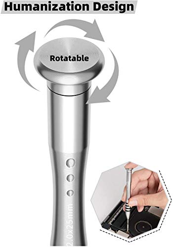 Y0 Tri wing Screwdriver, Tri Point Screwdriver 2.0mm for 3-pronged Screw, S2 High Alloy Steel Head, Magnetic Y Tip, Rotating Cap, Repair Tool for Switch/Samsung Galaxy Tab/Apple MacBook Pro